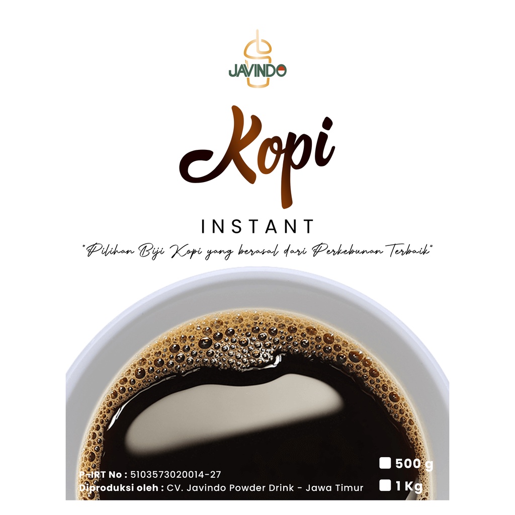 

Kopi Murni Instan / Dalgona Coffee / Nestcafe Coffee 500 Grm