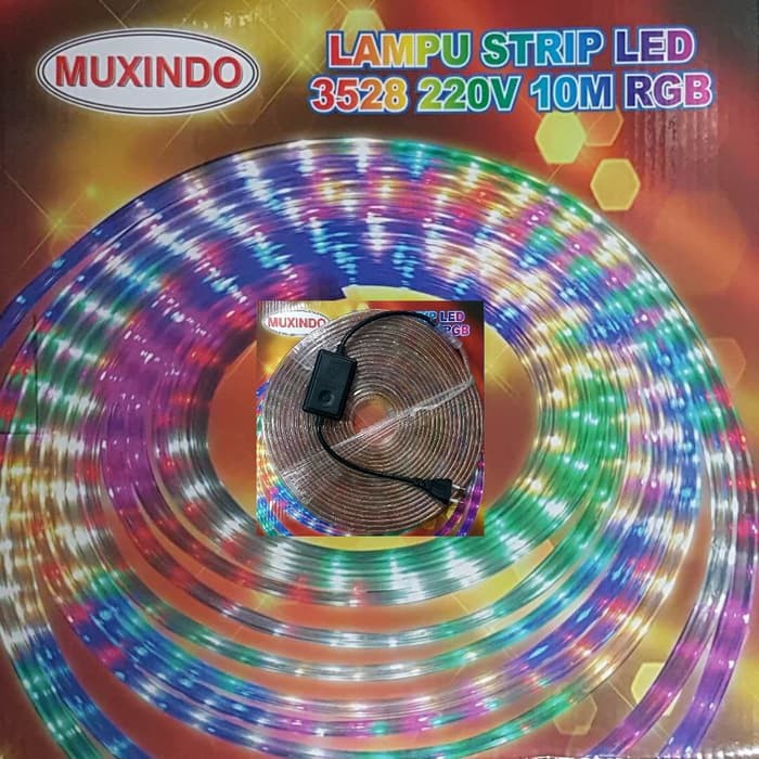 Jual LAMPU STRIP LED 10 METER RGB ADAPTOR Limited