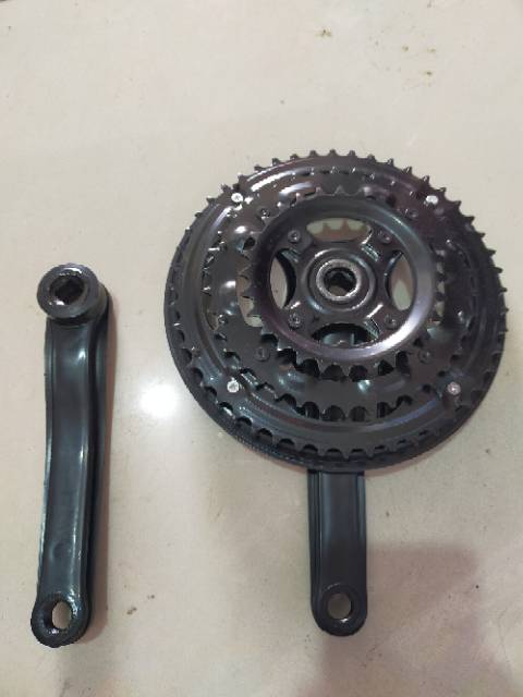 Turanza Crank gear tengah gir 3 susun sepeda MTB