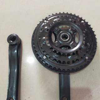 Crank gear  tengah gir 3 susun sepeda  MTB Shopee Indonesia