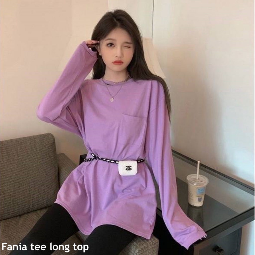 Fiana tee long top - Thejanclothes