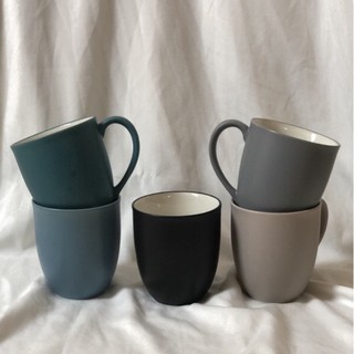 1 pc Mug Keramik  Stoneware Colorwave Mug Bicolor Mug 