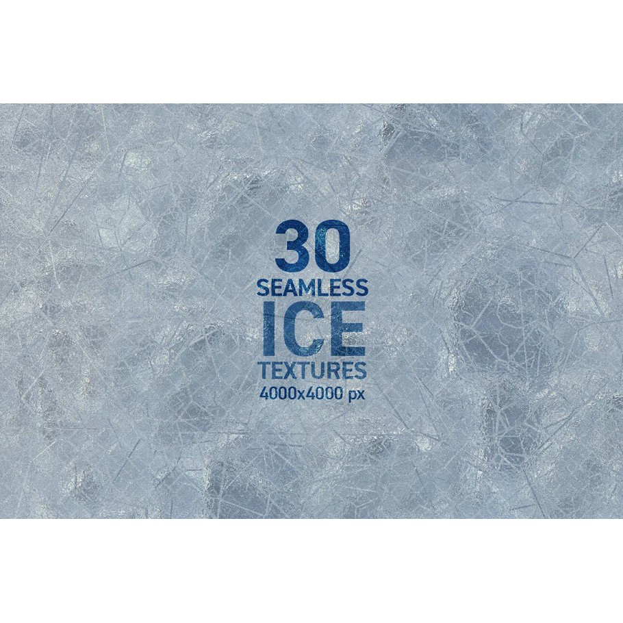 30 Seamless Ice Textures - JPEG Ultra HD