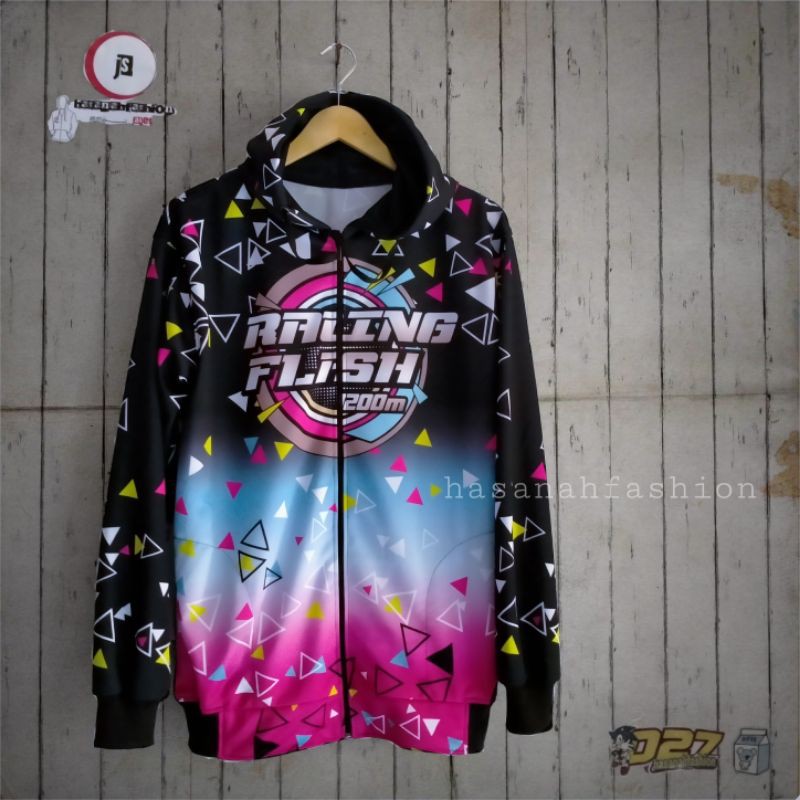 JAKET RACING FLASH/JAKET RACING/JAKET BALAP DRAG