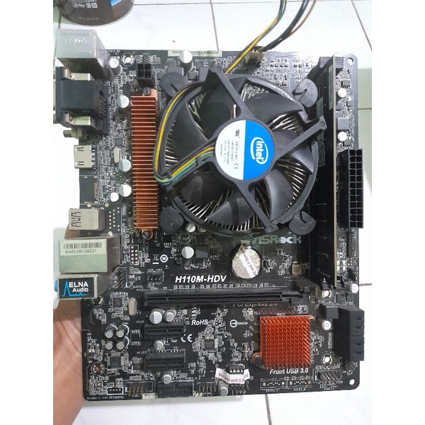 MB MOBO MAINBOARD MOTHERBOARD ASROCK H81 DDR4 (tanpa processor)