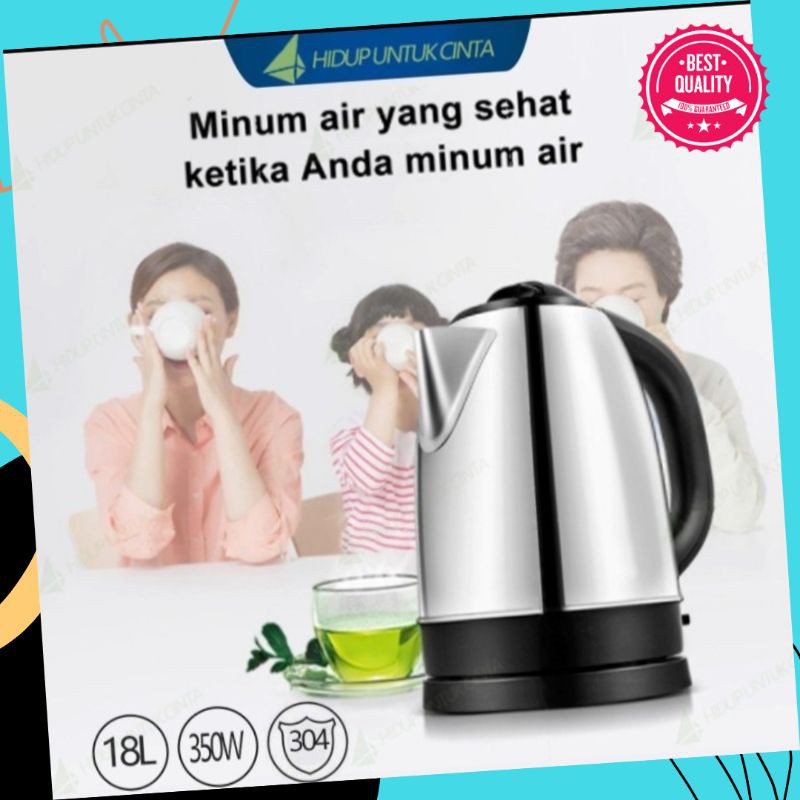 TEKO LISTRIK SCARLETT 1.5 - 2L TEKO SCARLETT ELECTRIK TEKO LISTRIK ELECTRIK HITTER PEMANAS AIR