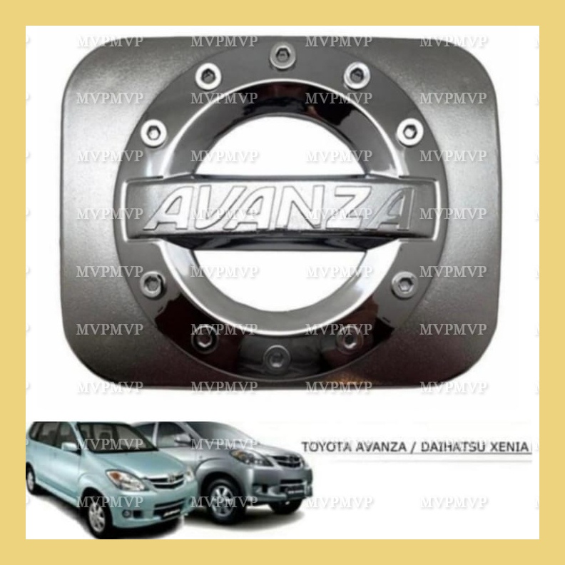 Tank Cover Avanza Xenia VVTI 2008 2010 2011 Hitam Chrome