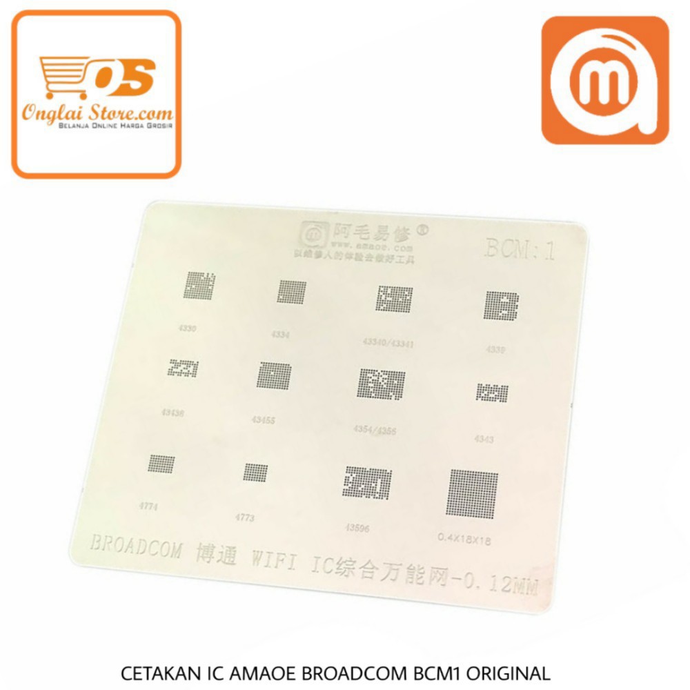 Cetakan Ic Amaoe Broadcom Bcm1 Original