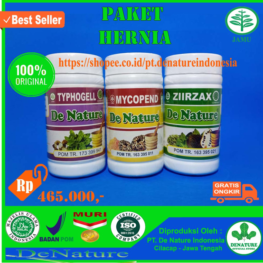 OBAT HERNIA KELENJAR GETAH BENING DE NATURE