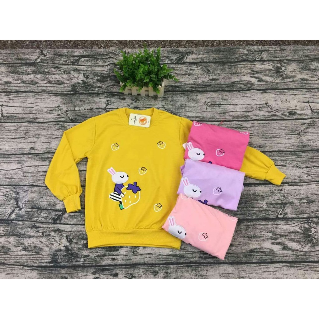 (5-12th) SWEATER ANAK CEWEK IMPORT / ATASAN PANJANG ANAK PEREMPUAN