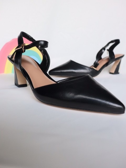 [7.7 Boombastis Sale⚡] - SEPATU SHOES WANITA PDR PS062 POINTED TOE SLINGBACK SHOES  PREMIUM IMPORT