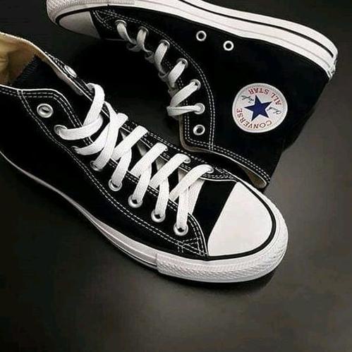 Sepatu Converse All Star Original 100% Import Sepatu Sekolah High Putih Hitam Pria Wanita Casual