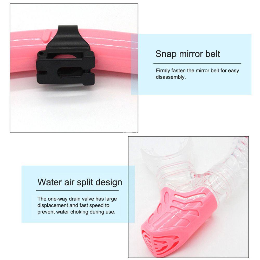 Masker Diving Agustina Profesional Unisex Peralatan Kolam Renang Underwater Anti Kabut Snorkel Set Diving Mask Snorkel Set