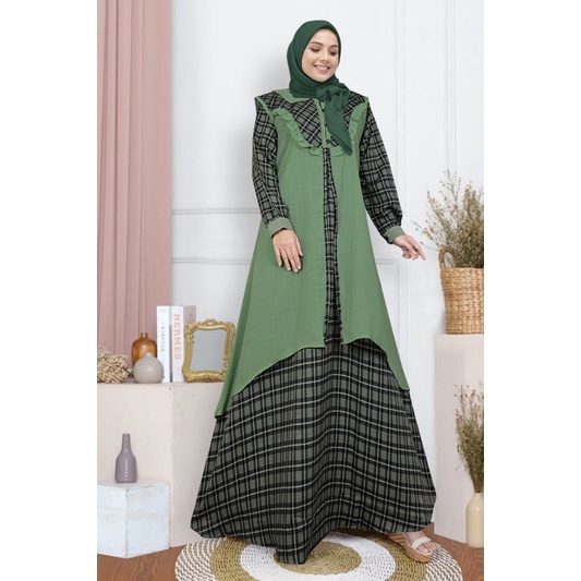 Gamis Modis Wanita Varian Outer