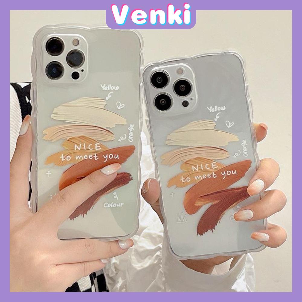 iPhone Case Silicone Soft Case Clear Case Wave Non-Slip Shockproof Camera Full Coverage Protection Paint Art For iPhone 13 Pro Max iPhone 12 Pro Max iPhone 11 iPhone 7 Plus