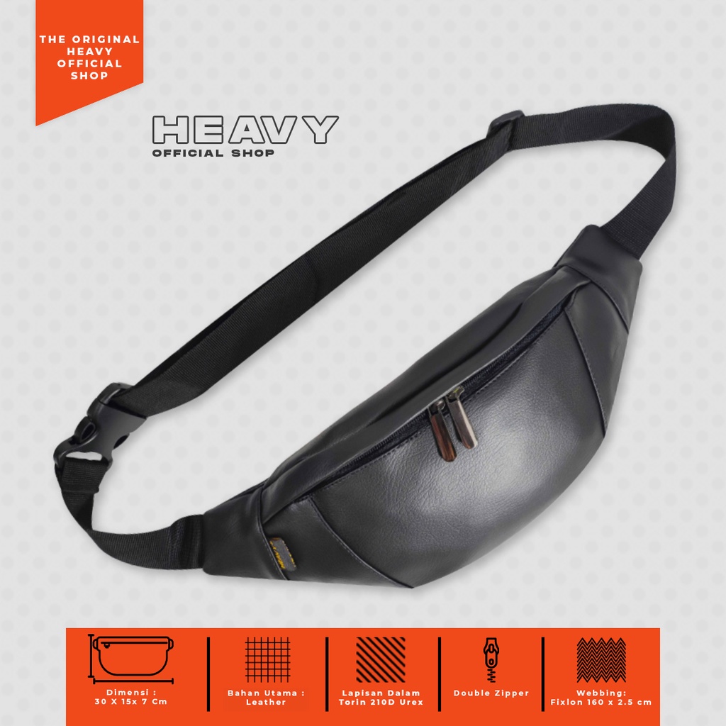 [WAIST BAG HEAVY] - Tas Pinggang Pria / Wanita - Waistbag Heavy