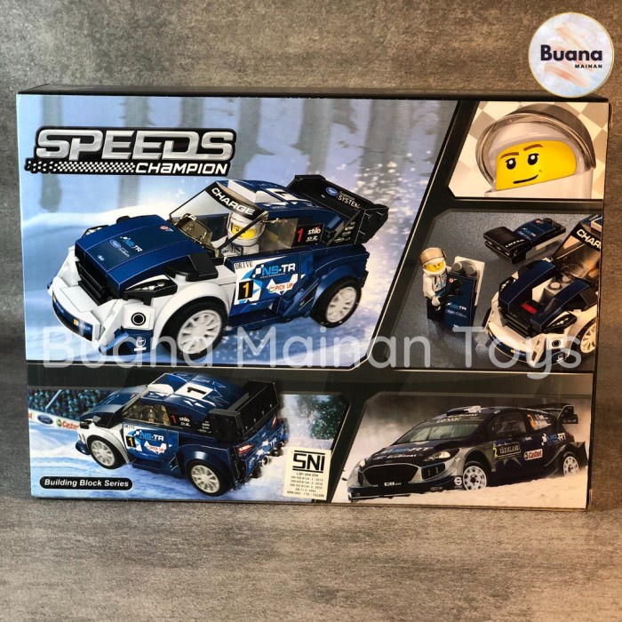 BRICKS BELA SPEEDS CHAMPION MOBIL FORD SPORT #10945 EDUKASI ANAK