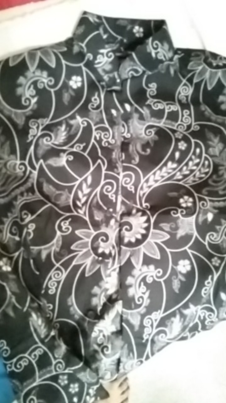 Kemeja Batik Pria Slim Fit Modern Mewah Lengan Pendek Slimfit Ob411