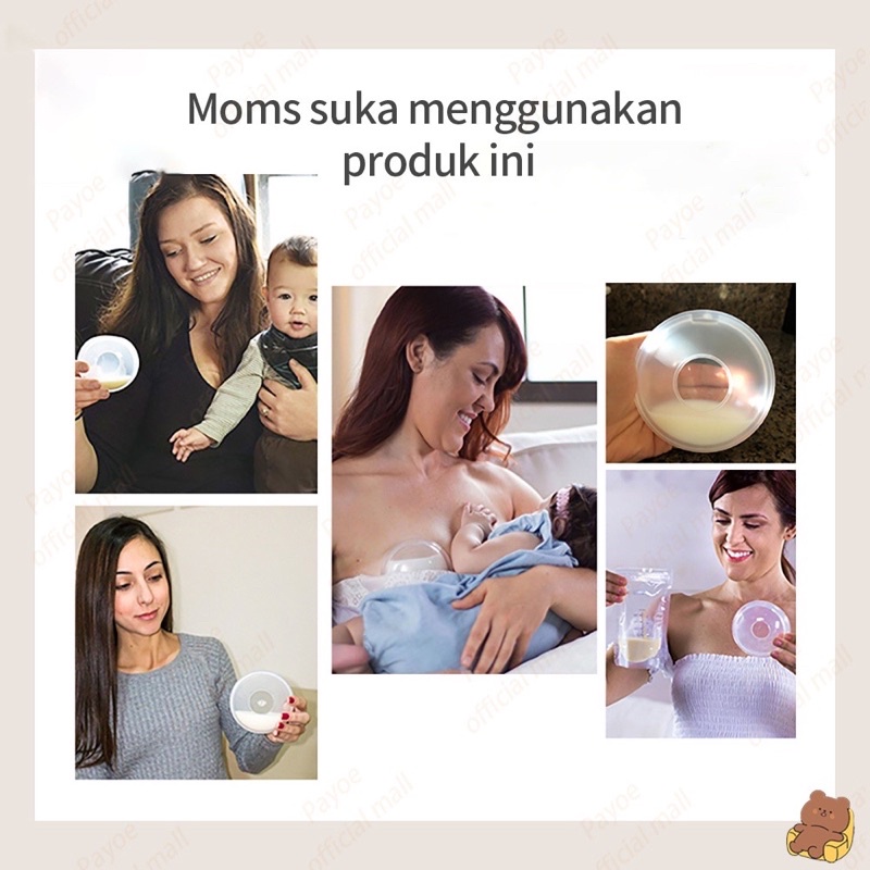 CMBear Breast Milk Collection Shell Tadah Asi Susu Ibu Penyimpan Asi Bayi BPA Free