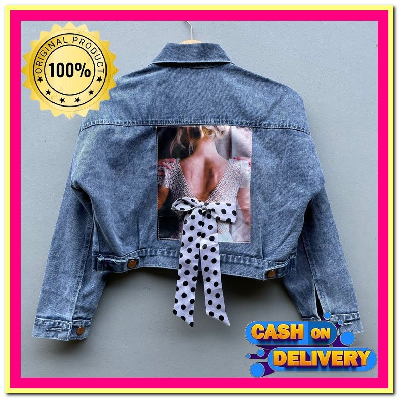 Jaket Jeans Wanita Jumbo Oversize Jacket Jins Levis Cewek Remaja Import Jaket Jens Cewe Kekinian Mur