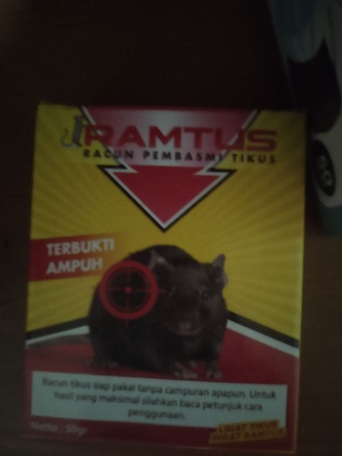 Ramtus Obat Racun Tikus Langsung Mati Kering Tidak Bau Sangat Ampuh Racun Pembasmi Tikus 4 Pack