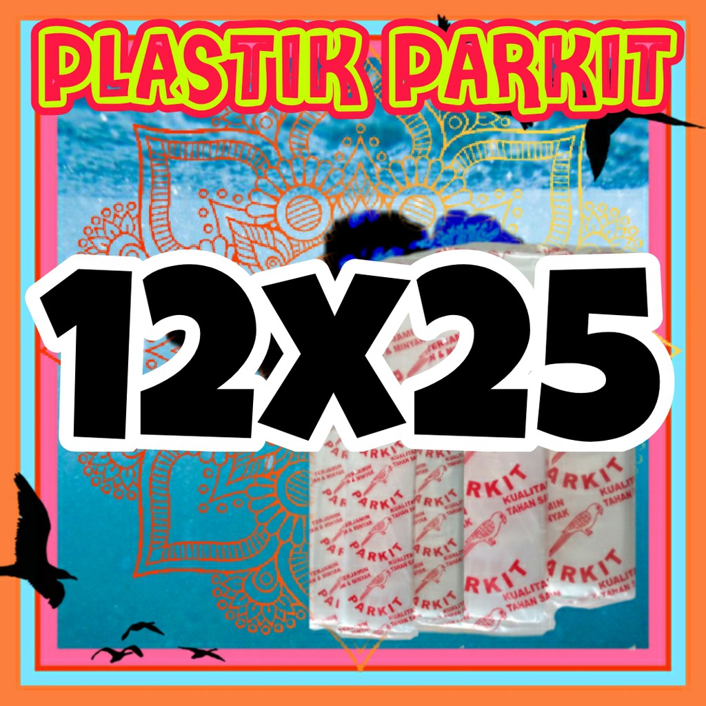 

Plastik parkit PE lentur uk.12x25cm