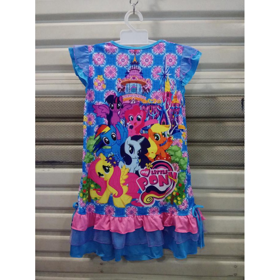 BARANG MURAH DRESS ANAK / DASTER ANAK LITTLE PONY DA-7V FREE ONGKIR..