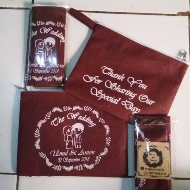 Souvenir Pernikahan Seserahan Lamaran Dompet Kotak Kemas Unik Murah Nikah Kartu Ucapan