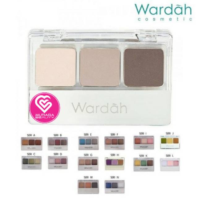 Wardah Eyeshadow Seri A - N