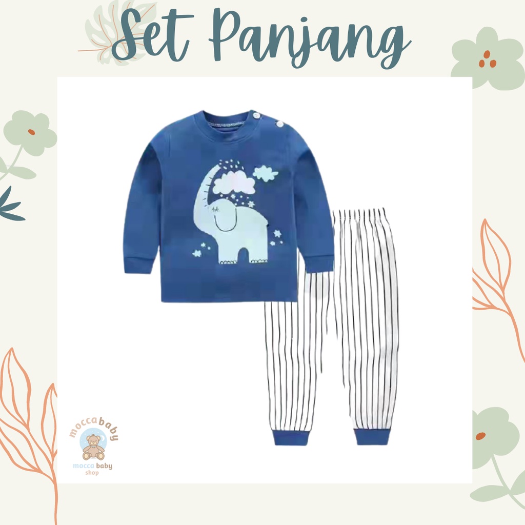 MBSS Baju Premium Anak Bayi Piyama Jumper Jumpsuit Celana Tidur Lengan Panjang NEW H5 111