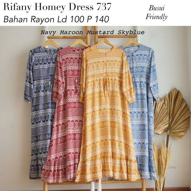 RIFANY HOMEY DRESS BY SAFAHIJABSTORE