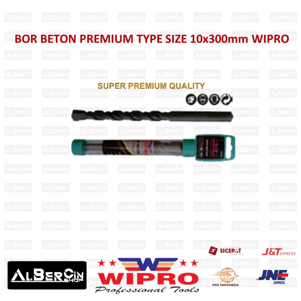 Mata Bor Beton Premium Type Size 10x300 mm 10 x 300 mm WIPRO