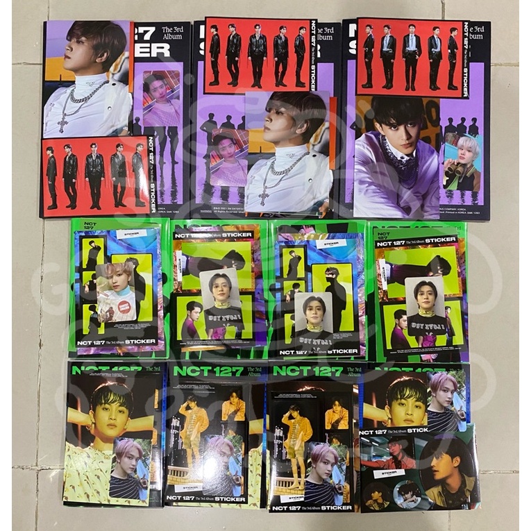 NCT 127 THE 3RD FULL ALBUM UNSEALED STICKER PHOTOBOOK PB SEOUL CITY STICKY VER JAEHYUN HAECHAN JUNGW