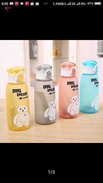 Botol Minum Anak - Botol Minum Big Bear Water Bottle B28