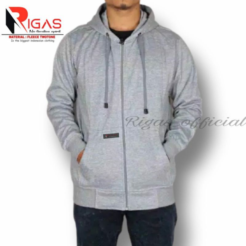 Jaket Sweater zipper KSSI13 M - XXL  Hitam - Jacket Hoddie Sweater Switer Sweter Pria Terbaru Jumbo Oversize Polos Distro Original Keren Murah Untuk Cowok Dewasa Keren Gratis Ongkir dan Cashback Extra