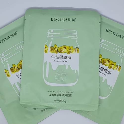 BEOTUA YOGURT FRUIT SHEET MASK MASKER WAJAH