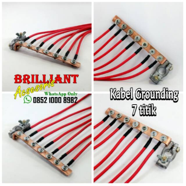 Kabel Grounding 7titik *Ready Kabel 6mm & 10mm*