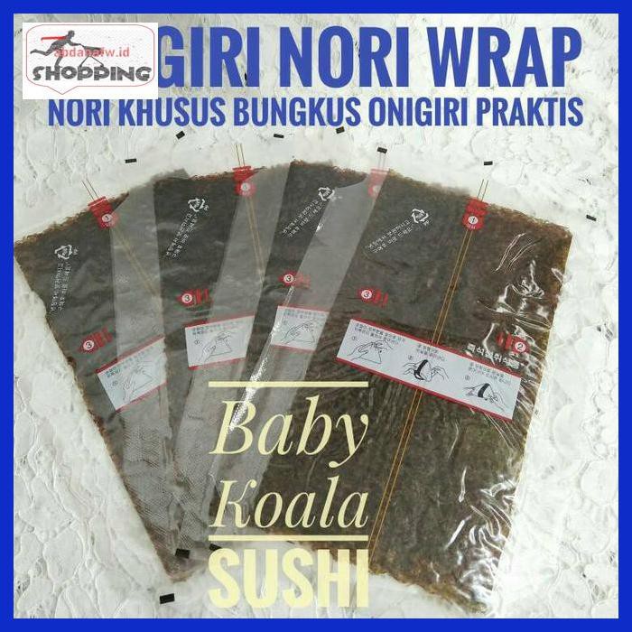

Er34Wr5- Nori Onigiri | Nori Wrapper Khusus Bungkus Onigiri Triangle I0Uukiy8-