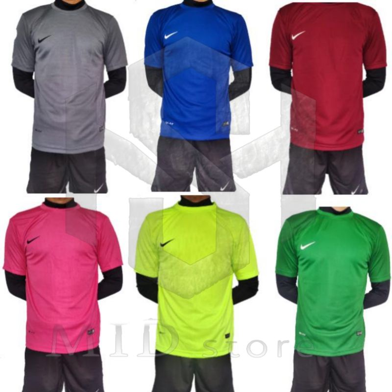 Kaos Polos/Jersey Futsal Sepak Bola Lari Murah