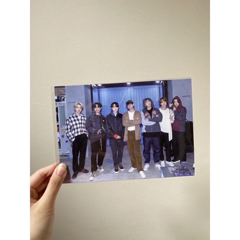 BTS Pop Up Store postcard
