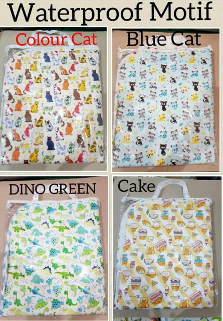 Perlak Baby Waterproof / Tatakan ompol Perlak Waterproof 100% uk 79 x 67 cm Motif  ( Premium) S1