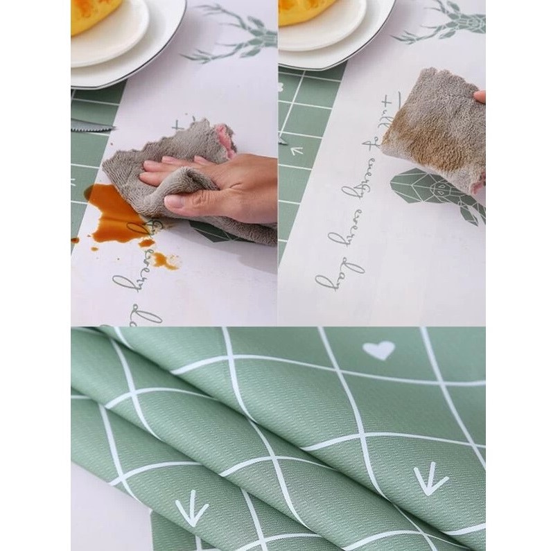 Taplak Meja Makan Serbaguna Penutup Cover Meja / Table Cloth Anti Air