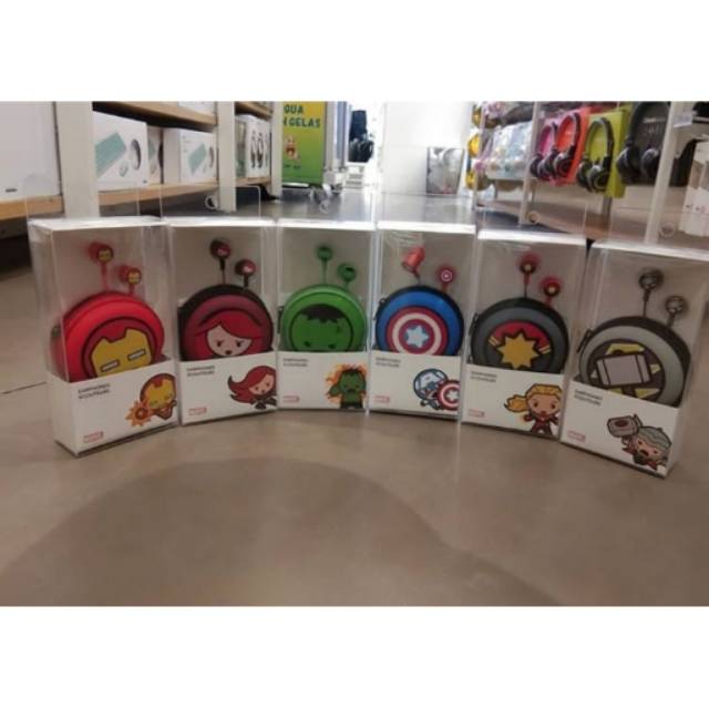 MINISO ORIGINAL | MINISO X MARVEL | EARPHONE WITH POUCH