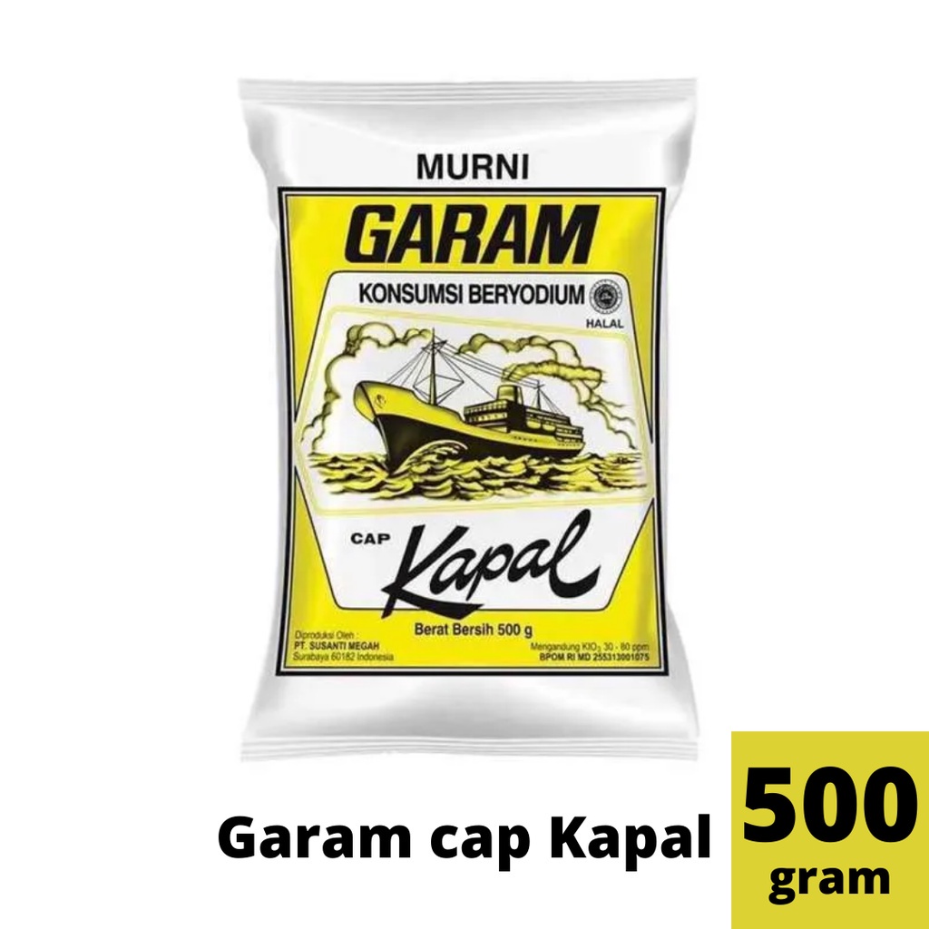 

GARAM CAP KAPAL 500 GRAM GARAM JUMBO CAP KAPAL GARAM BERYODIUM