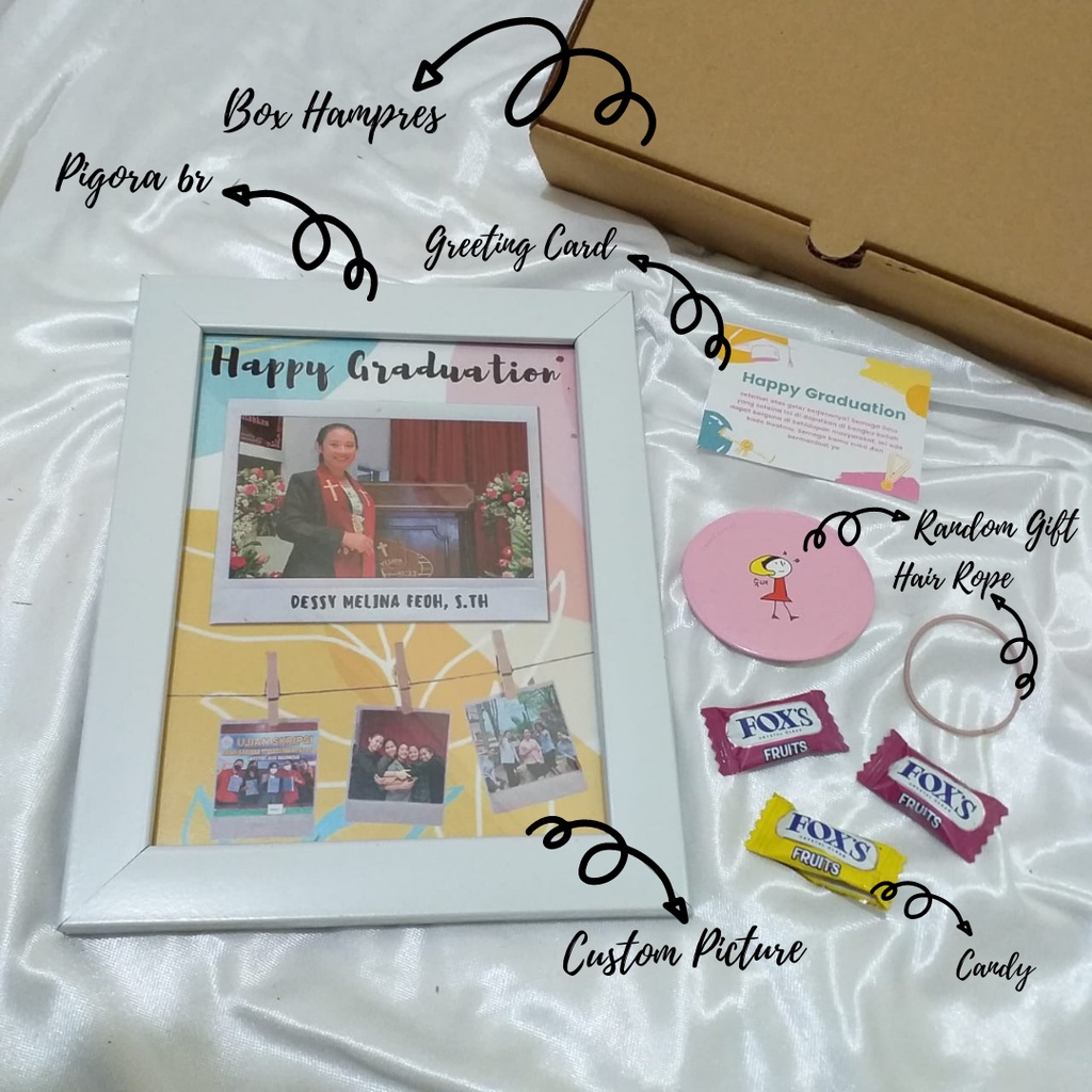 FOTO PIGURA 8R FREE GIFT | KADO ULANG TAHUN CEWEK COWOK PACAR SAHABAT