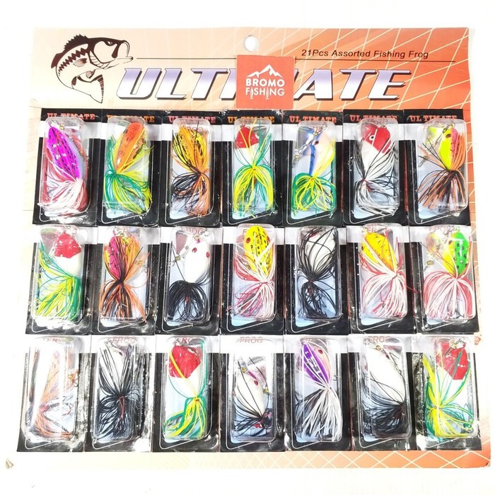 Lure Set ULTIMATE FROG 21 pcs / hard frog kodok umpan murah grosir
