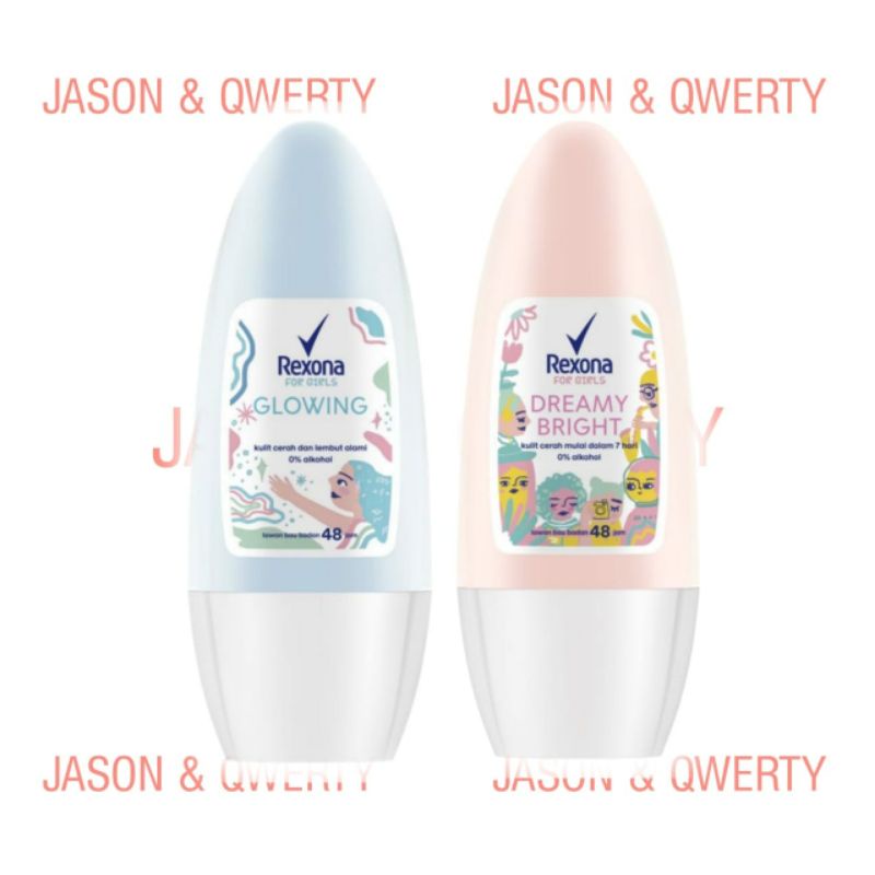 Rexona Roll On Deodorant Wanita Remaja Dreamy Bright 40 ml