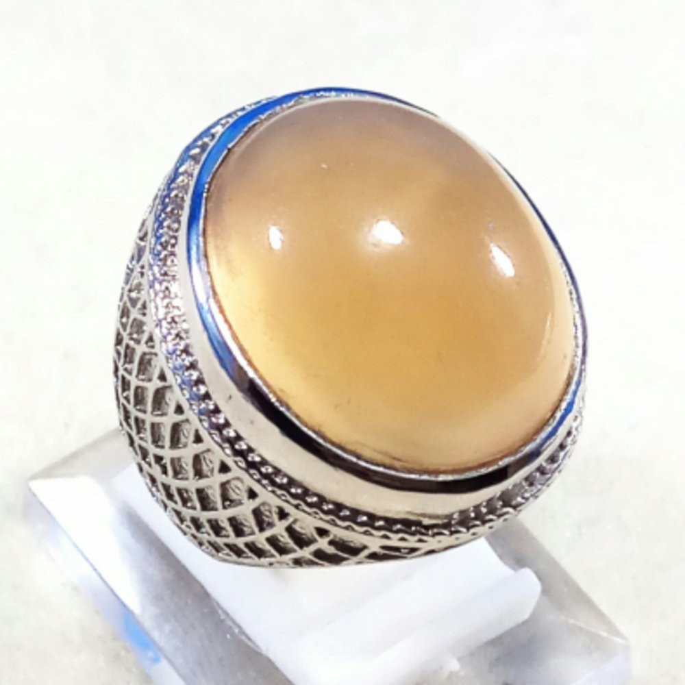 CINCIN BATU AKIK NATURAL MANNIH GAJAH INDIA JAMIN GIWANG BIG SIZE TERMURAH