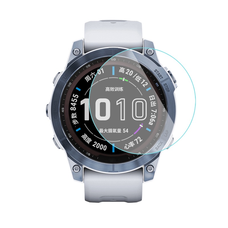 1 / 2pcs Tempered Glass Pelindung Layar Smartwatch Garmin Fenix 7 / 7S / 7X Anti Debu / Sidik Jari