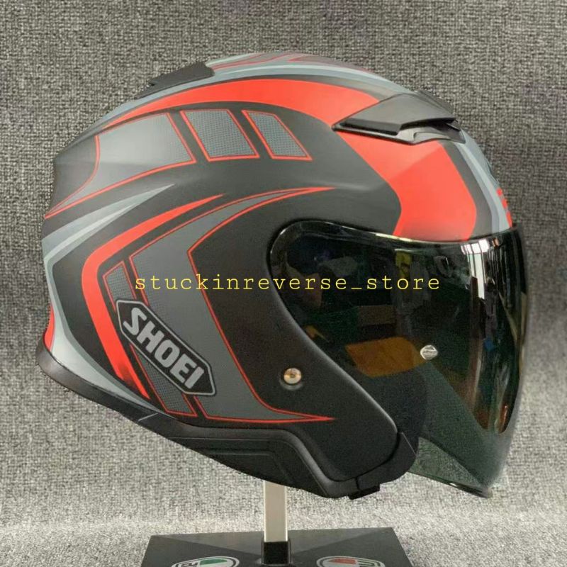 Clone Shoei J cruise 2 alegro tc1 black red mate